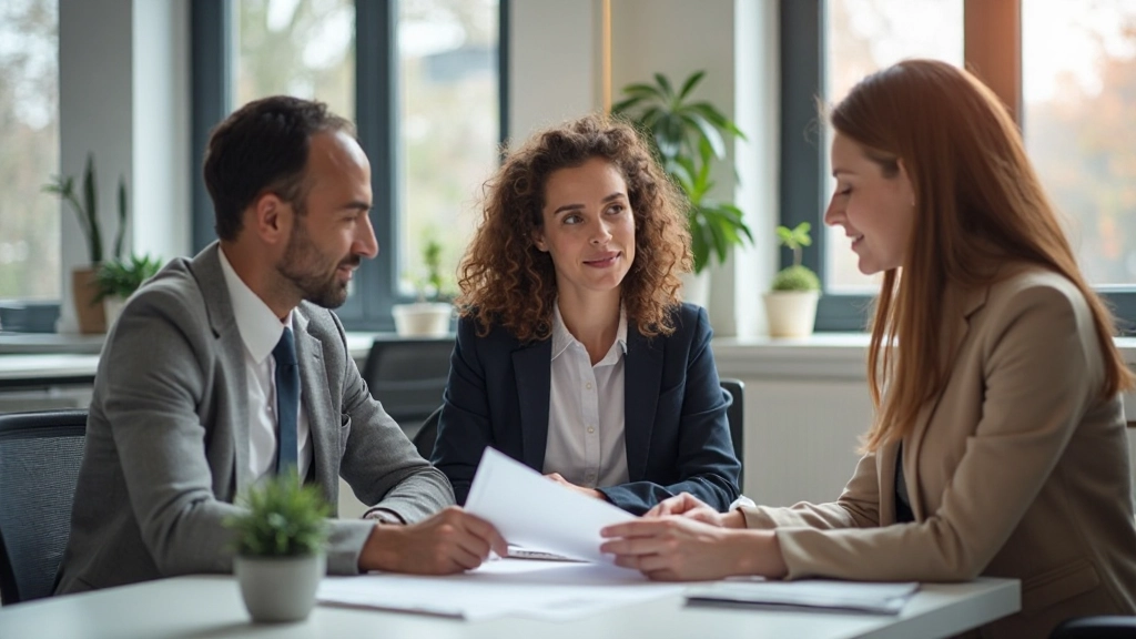 Diversa lag av proffs som arbetar tillsammans i modernt öppet kontorslandskap med gott ljus